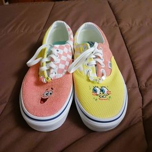 Van SpongeBob RARE find collection shoes 8.5 Mens/10 Womens